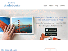 Tablet Screenshot of freephotobooksapp.com